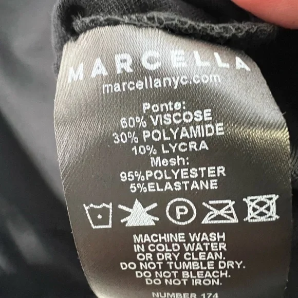 NWT Marcella Elegant Black One-Shoulder Maxi Dress Sz L Cocktail Evening Party - Picture 10 of 14